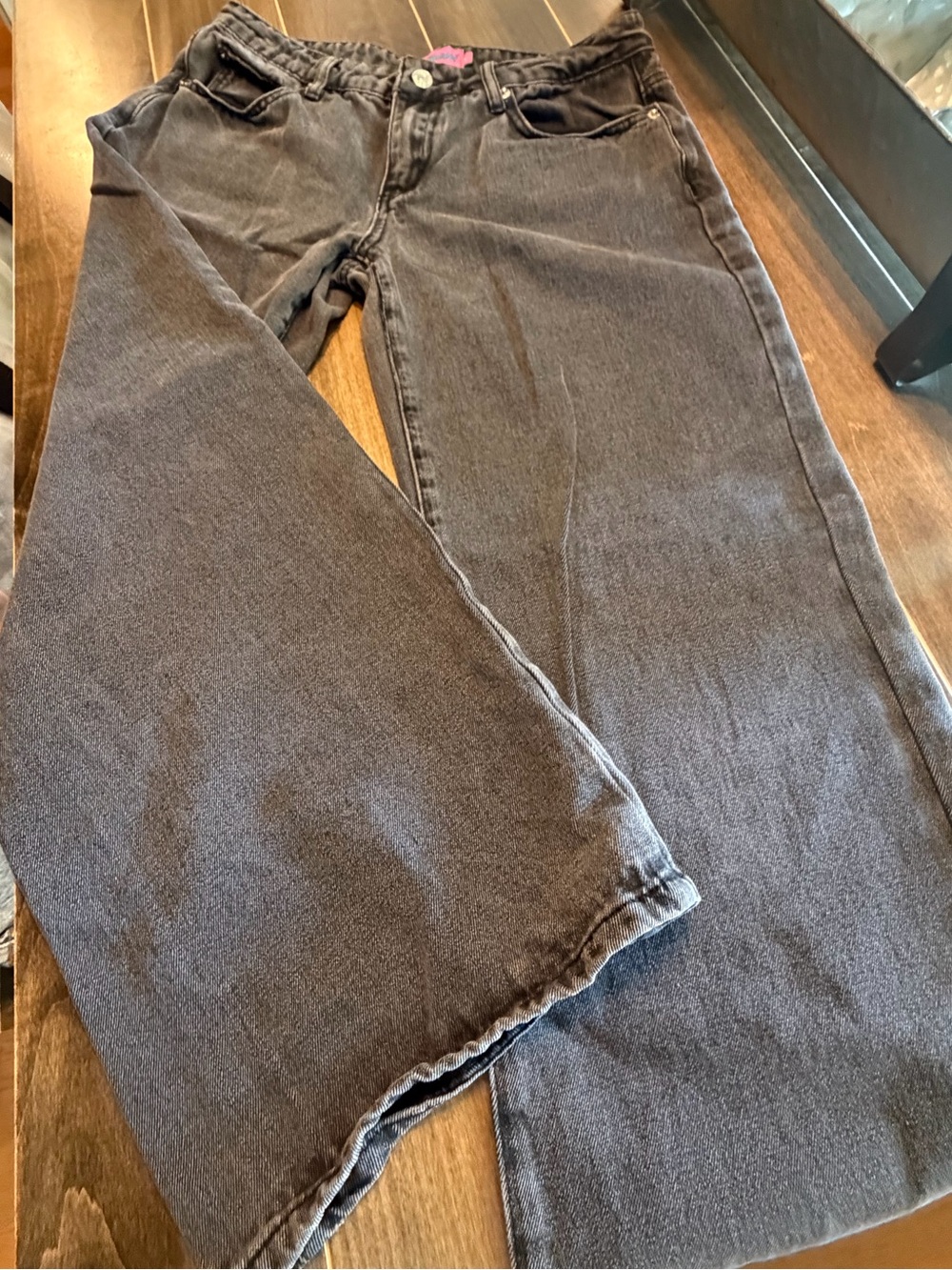 Edikted Black Wide-Leg Jeans